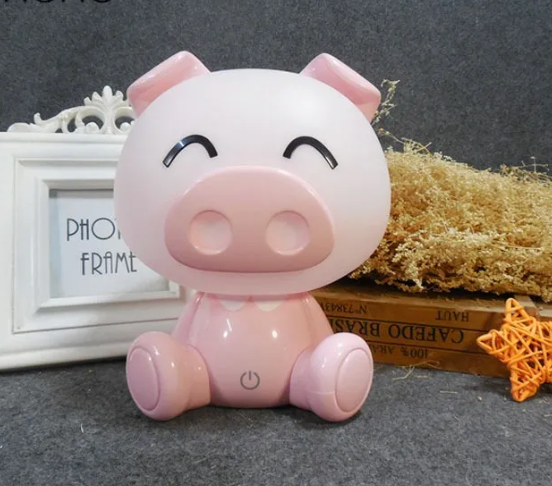 LAMPARA DE NIÑOS CERDITO LED