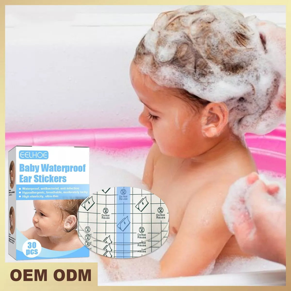 PACK X10 PARCHE ADHESIVO PARA OÍDOS DE B